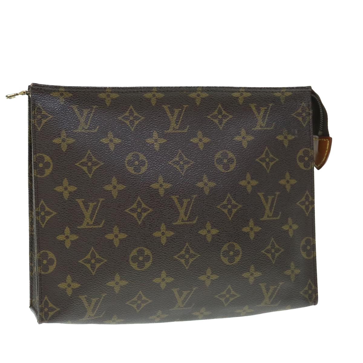 LOUIS VUITTON Monogram Poche Toilette 26 Pouch M47542 LV Auth 63853