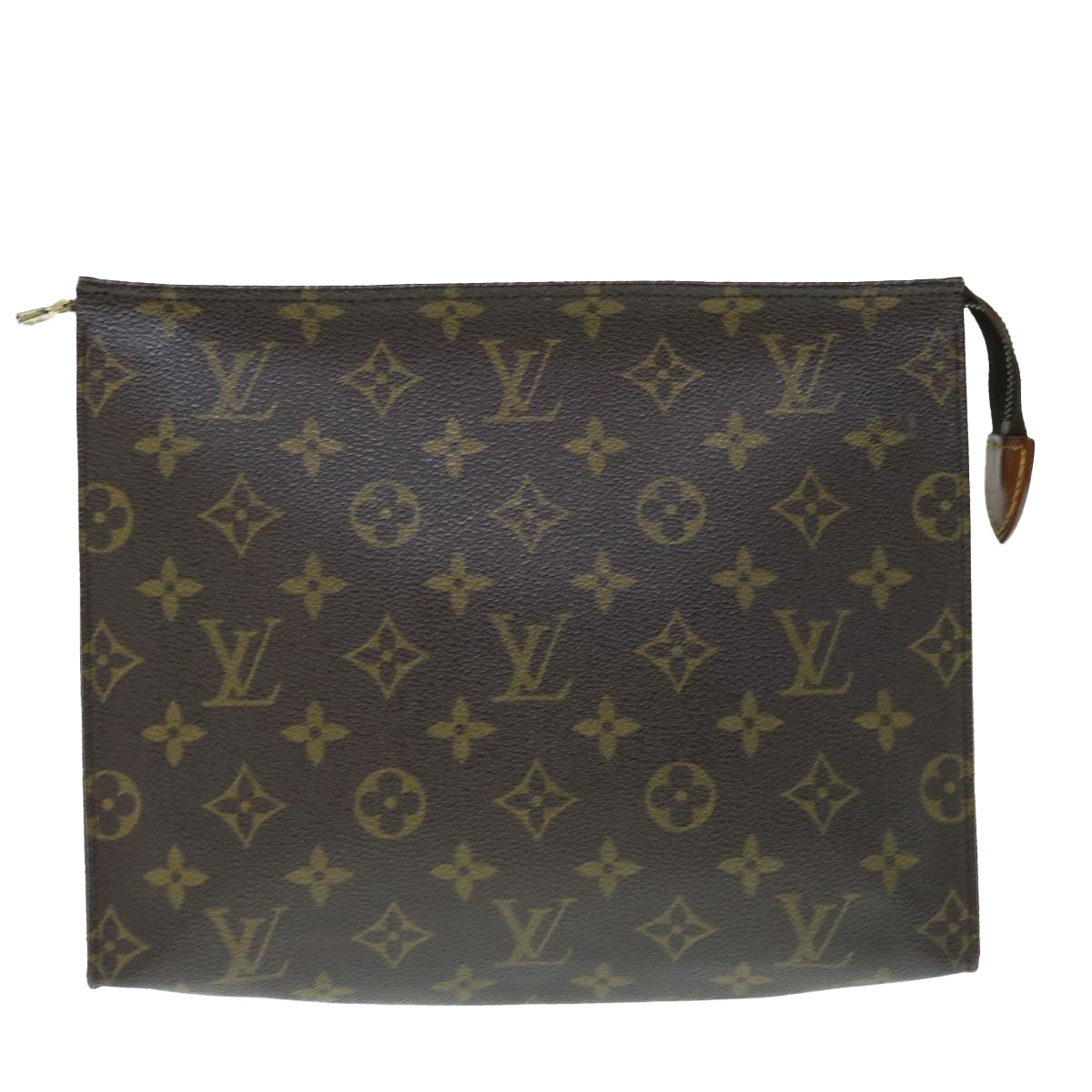 LOUIS VUITTON Monogram Poche Toilette 26 Pouch M47542 LV Auth 63853