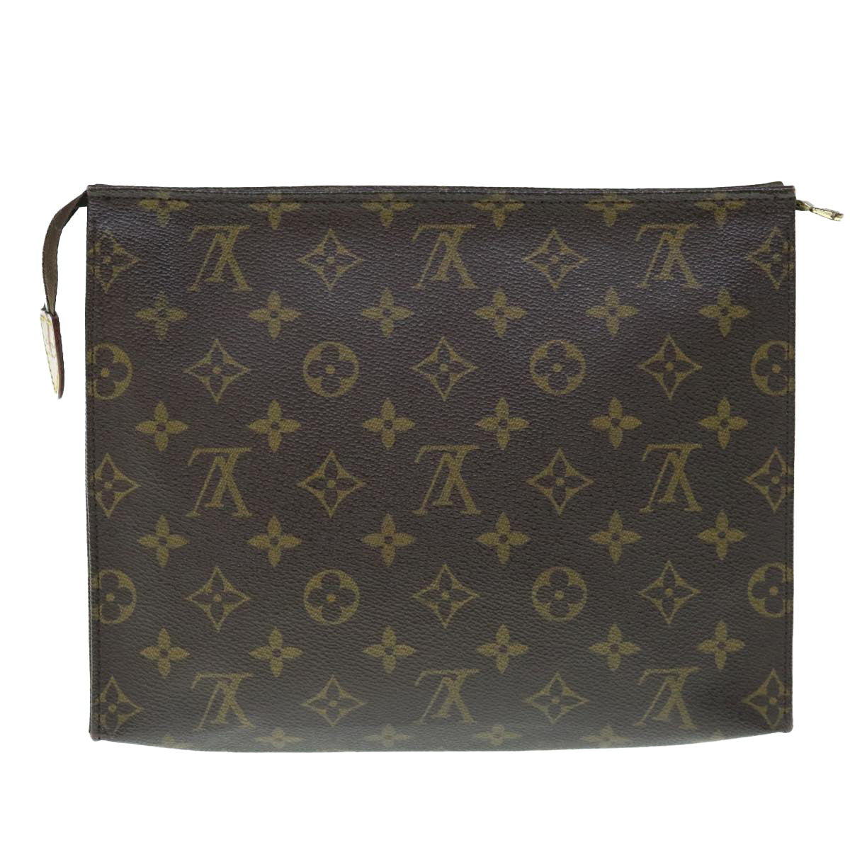 LOUIS VUITTON Monogram Poche Toilette 26 Pouch M47542 LV Auth 63853