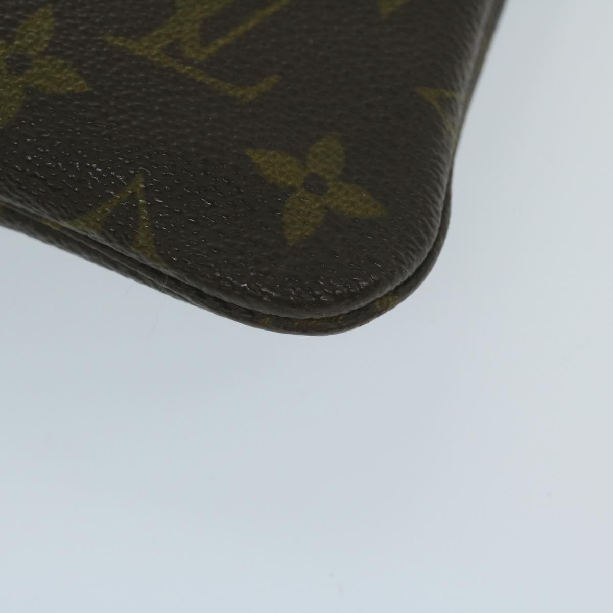 LOUIS VUITTON Monogram Pochette Priant Clutch Bag M51805 LV Auth 63877