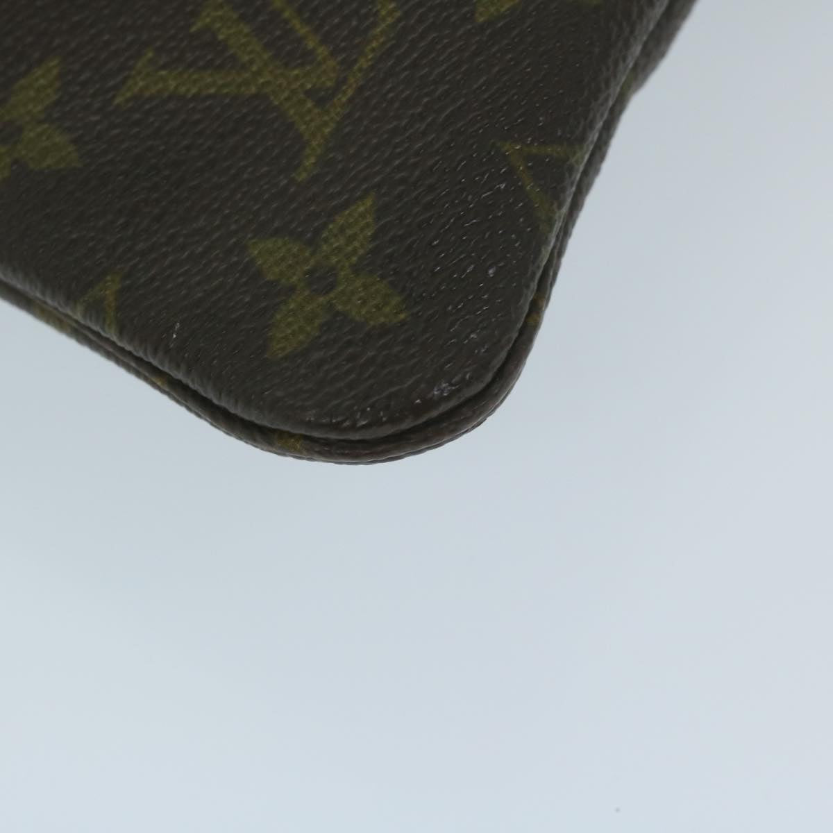 LOUIS VUITTON Monogram Pochette Priant Clutch Bag M51805 LV Auth 63877