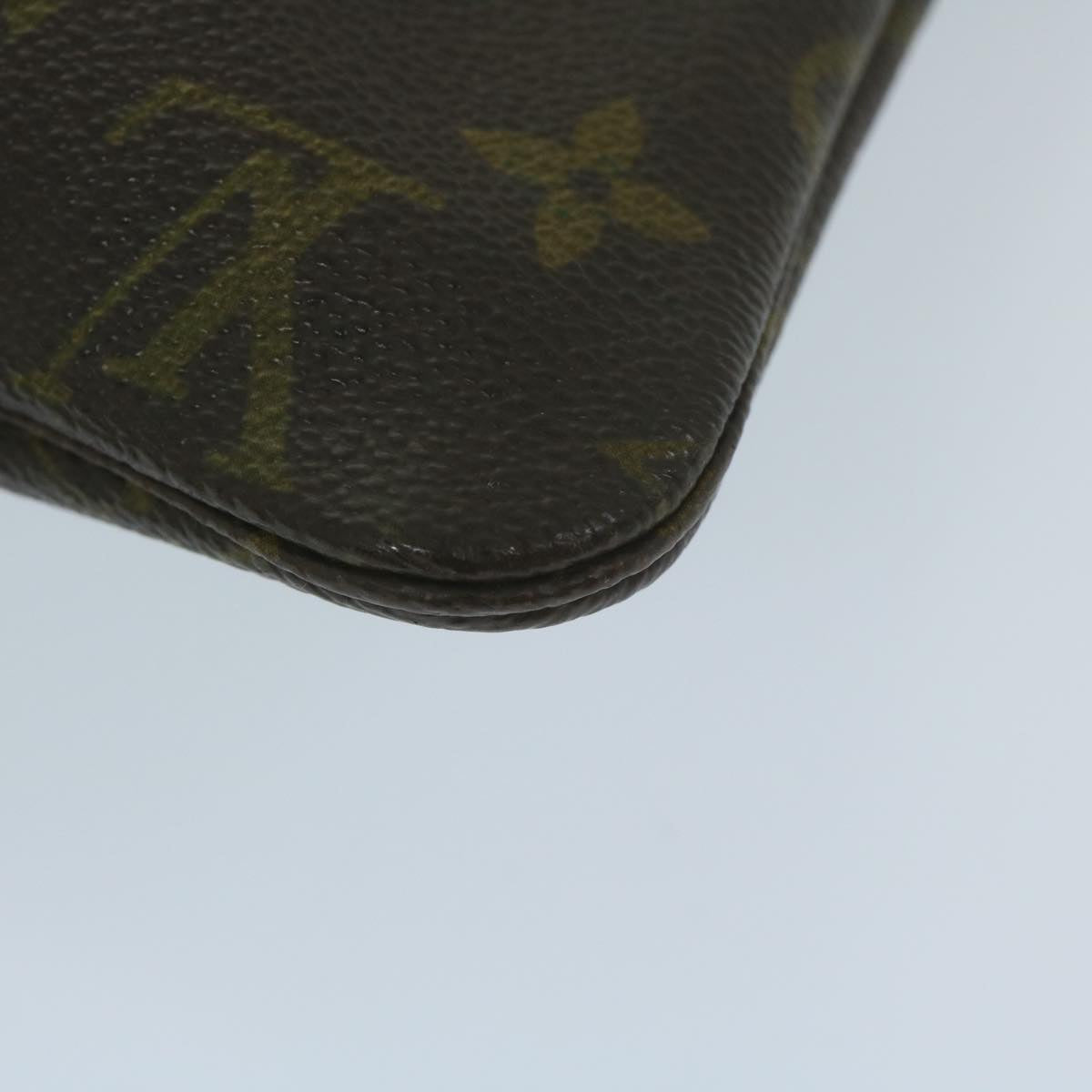 LOUIS VUITTON Monogram Pochette Priant Clutch Bag M51805 LV Auth 63877