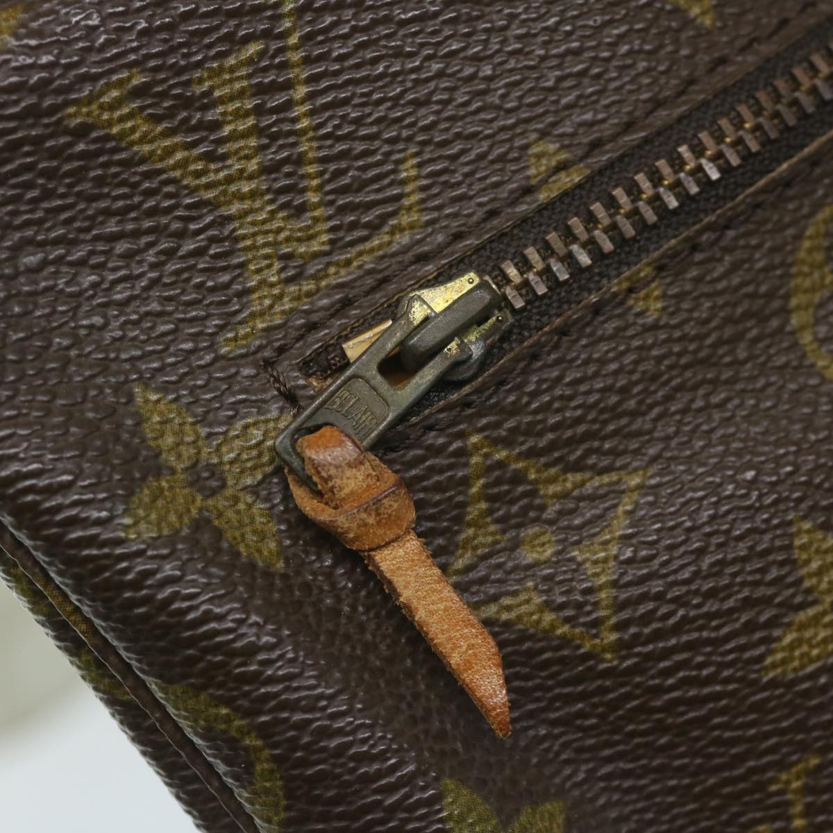 LOUIS VUITTON Monogram Pochette Priant Clutch Bag M51805 LV Auth 63877