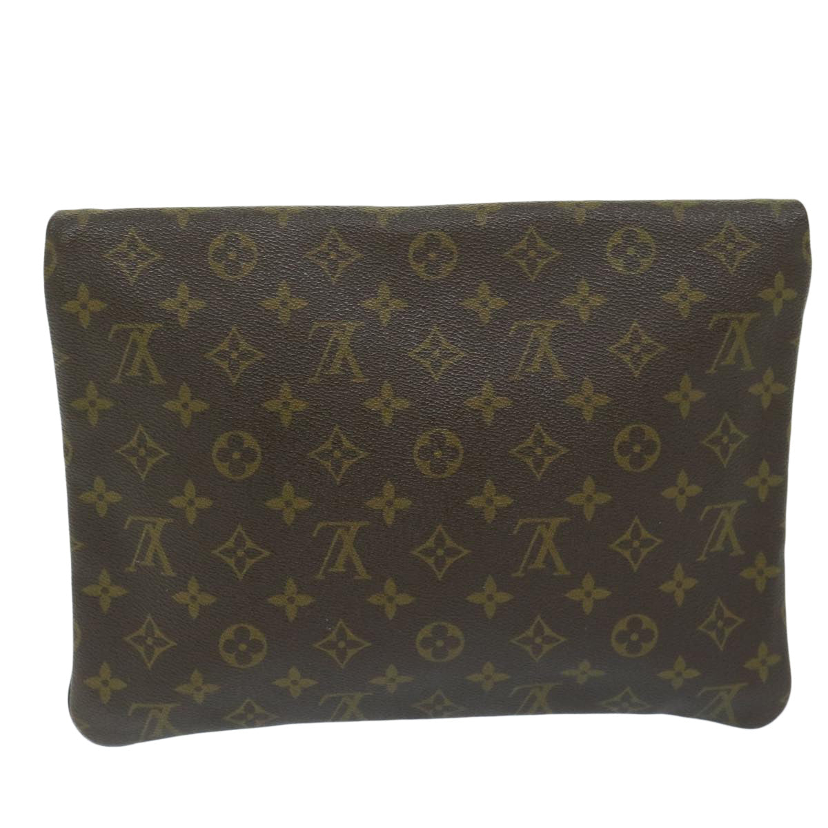 LOUIS VUITTON Monogram Pochette Priant Clutch Bag M51805 LV Auth 63877