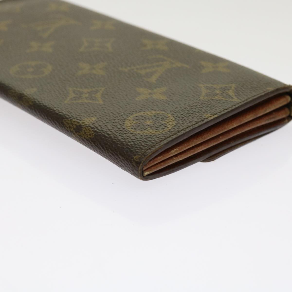 LOUIS VUITTON Monogram Pochette Porte Monnaie Credit Wallet M61725 Auth 63912