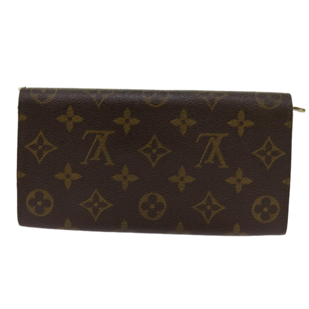 LOUIS VUITTON Monogram Pochette Porte Monnaie Credit Wallet M61725 Auth 63912