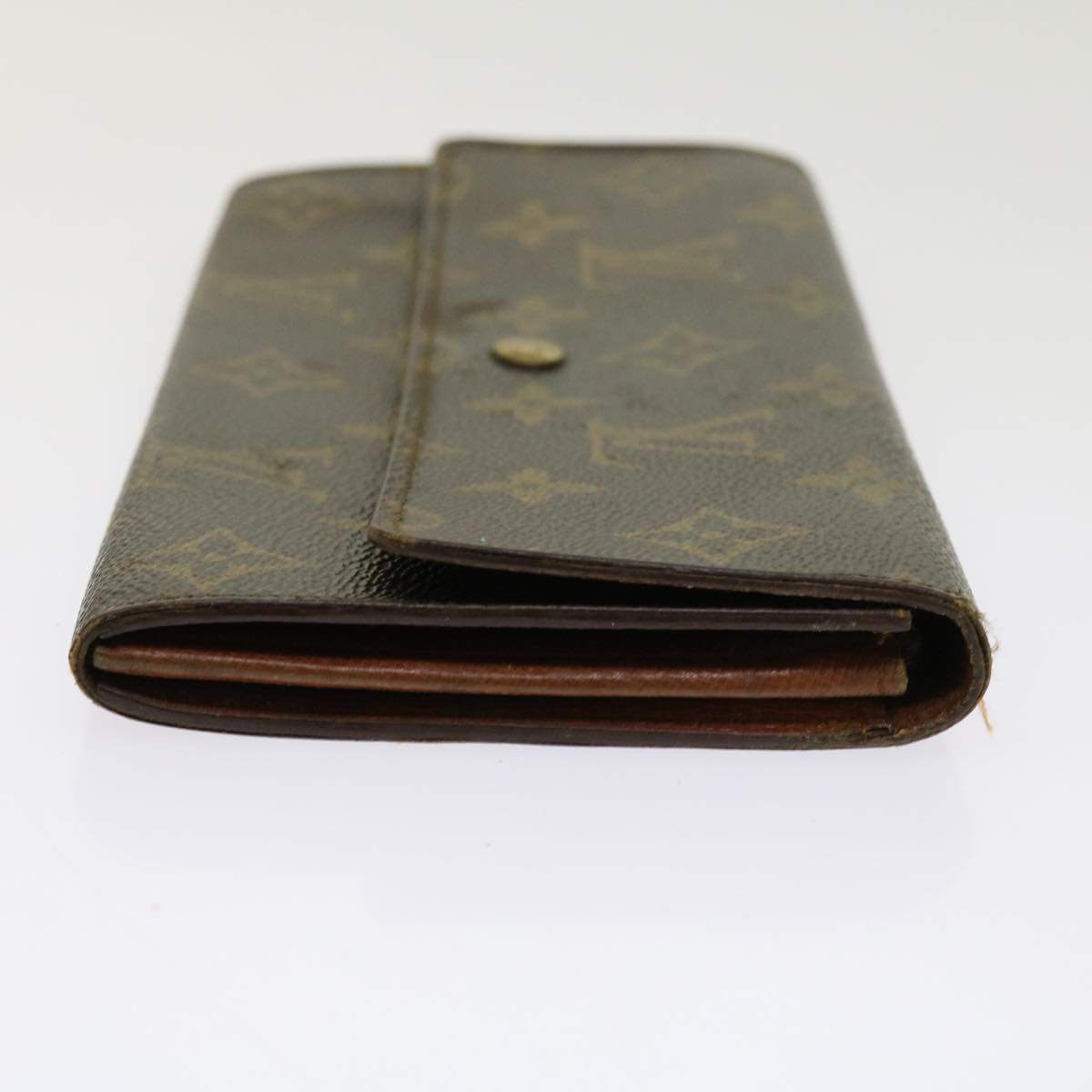 LOUIS VUITTON Monogram Pochette Porte Monnaie Credit Wallet M61725 Auth 63912