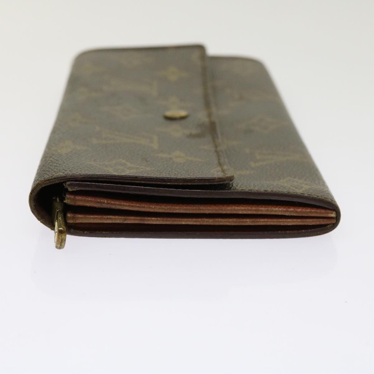 LOUIS VUITTON Monogram Pochette Porte Monnaie Credit Wallet M61725 Auth 63912