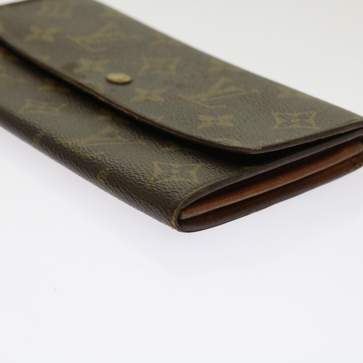 LOUIS VUITTON Monogram Pochette Porte Monnaie Credit Wallet M61725 Auth 63912