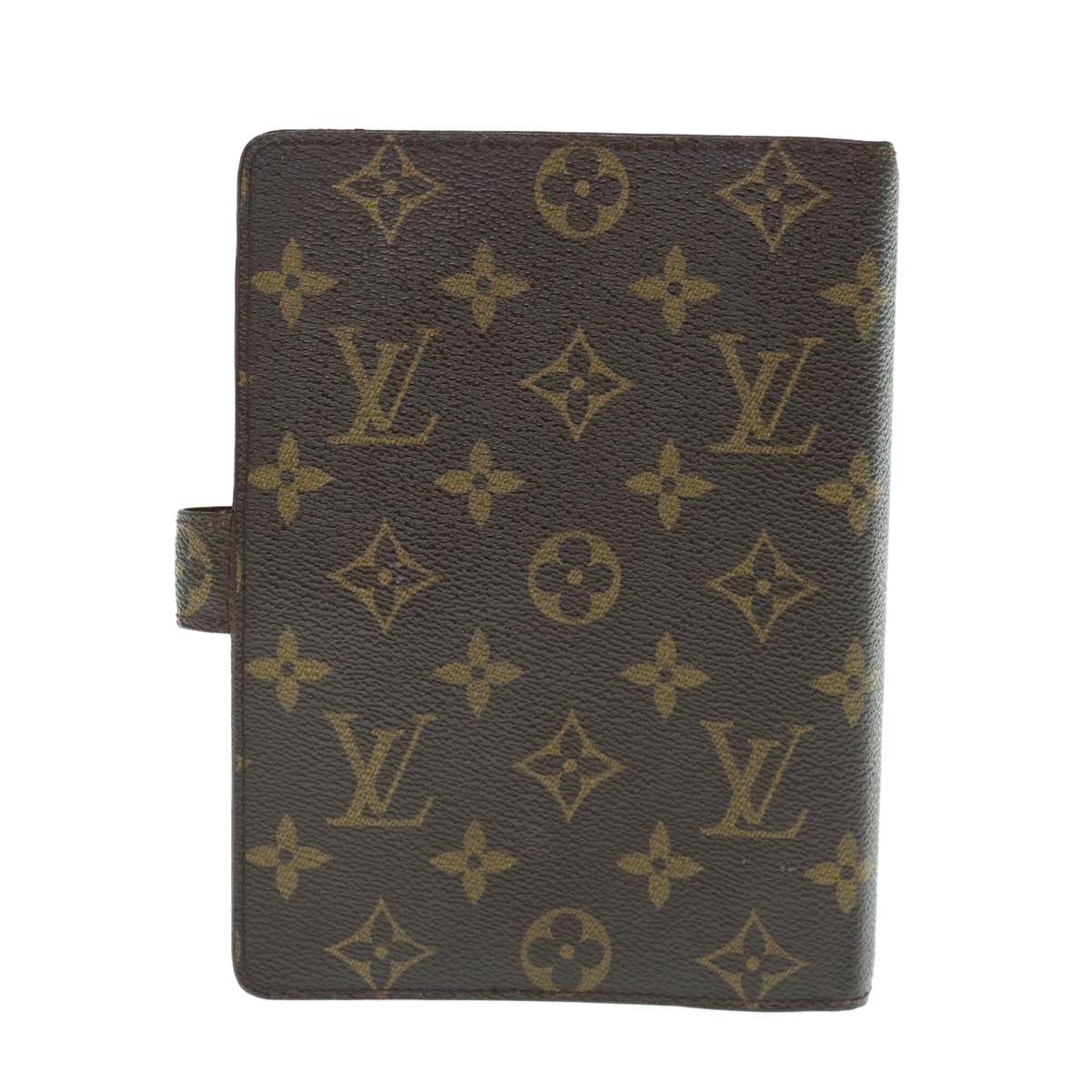 LOUIS VUITTON Monogram Agenda MM Day Planner Cover R20105 LV Auth 63913