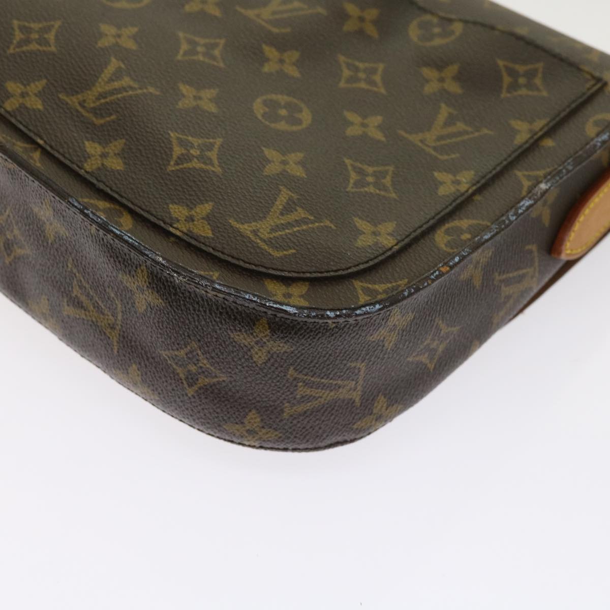 LOUIS VUITTON Monogram Saint Cloud GM Shoulder Bag M51242 LV Auth 63939