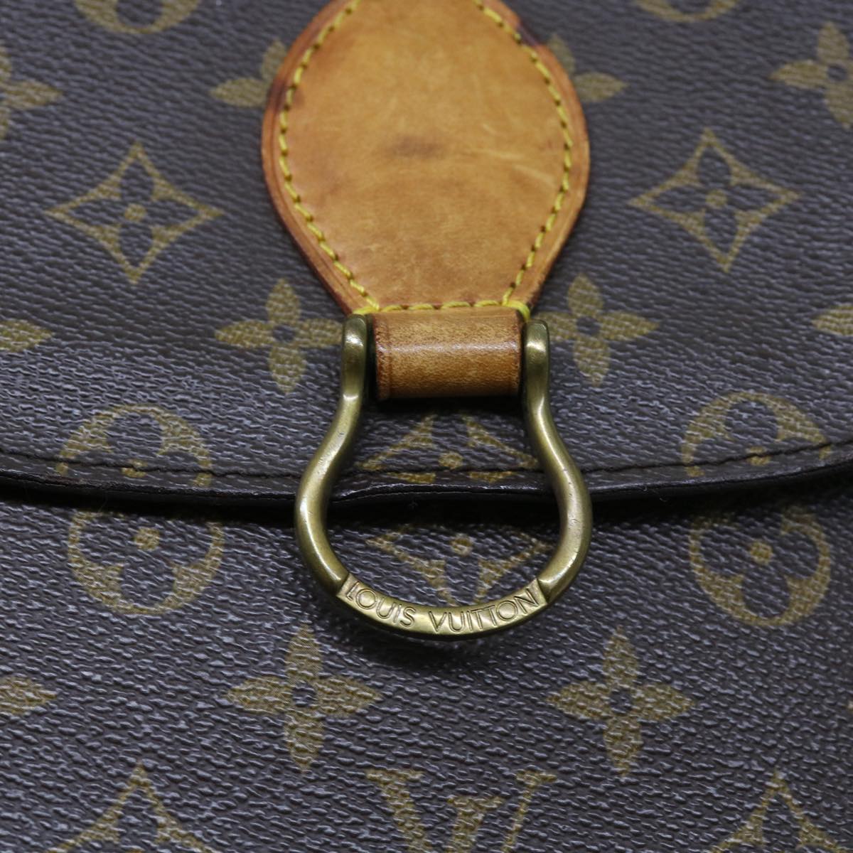 LOUIS VUITTON Monogram Saint Cloud GM Shoulder Bag M51242 LV Auth 63939