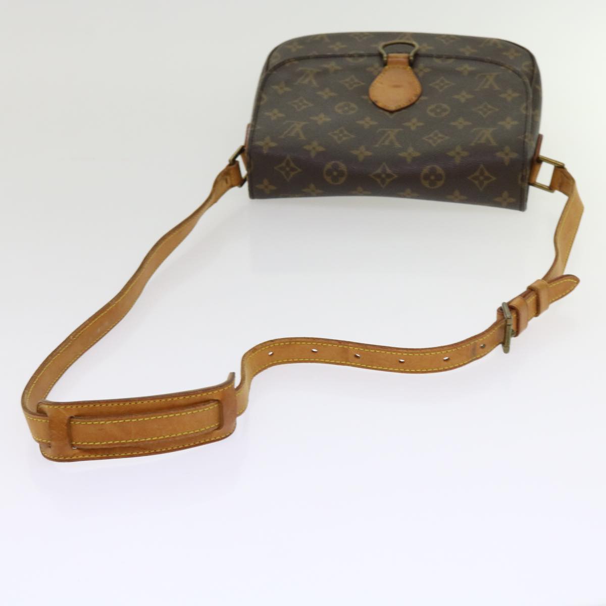 LOUIS VUITTON Monogram Saint Cloud GM Shoulder Bag M51242 LV Auth 63939