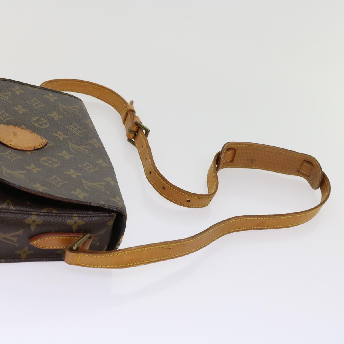 LOUIS VUITTON Monogram Saint Cloud GM Shoulder Bag M51242 LV Auth 63939