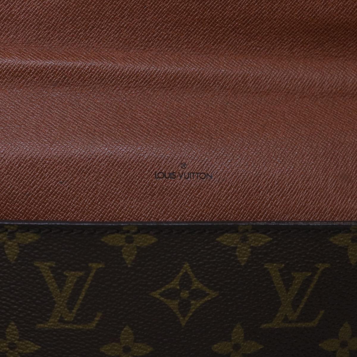 LOUIS VUITTON Monogram Porte Documents Bandouliere Bag M53338 LV Auth 63953