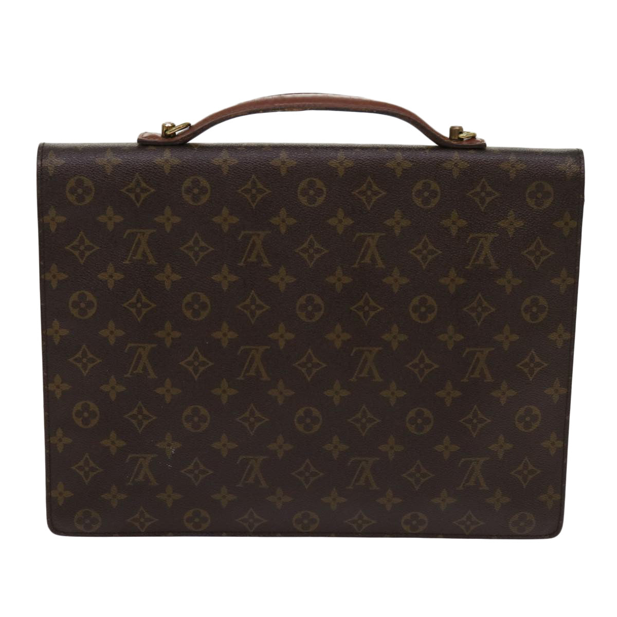 LOUIS VUITTON Monogram Porte Documents Bandouliere Bag M53338 LV Auth 63953