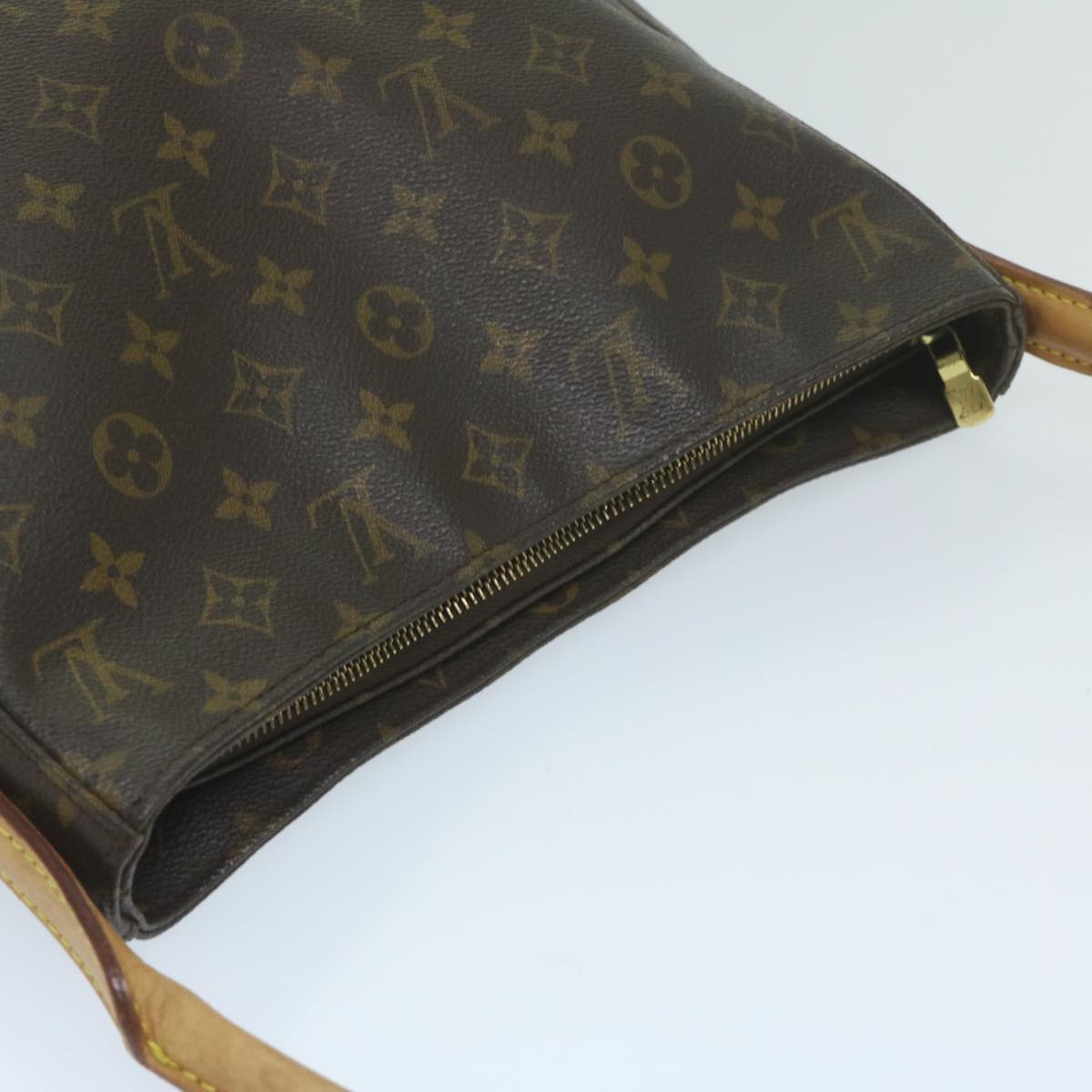 LOUIS VUITTON Monogram Looping GM Shoulder Bag M51145 LV Auth 63957