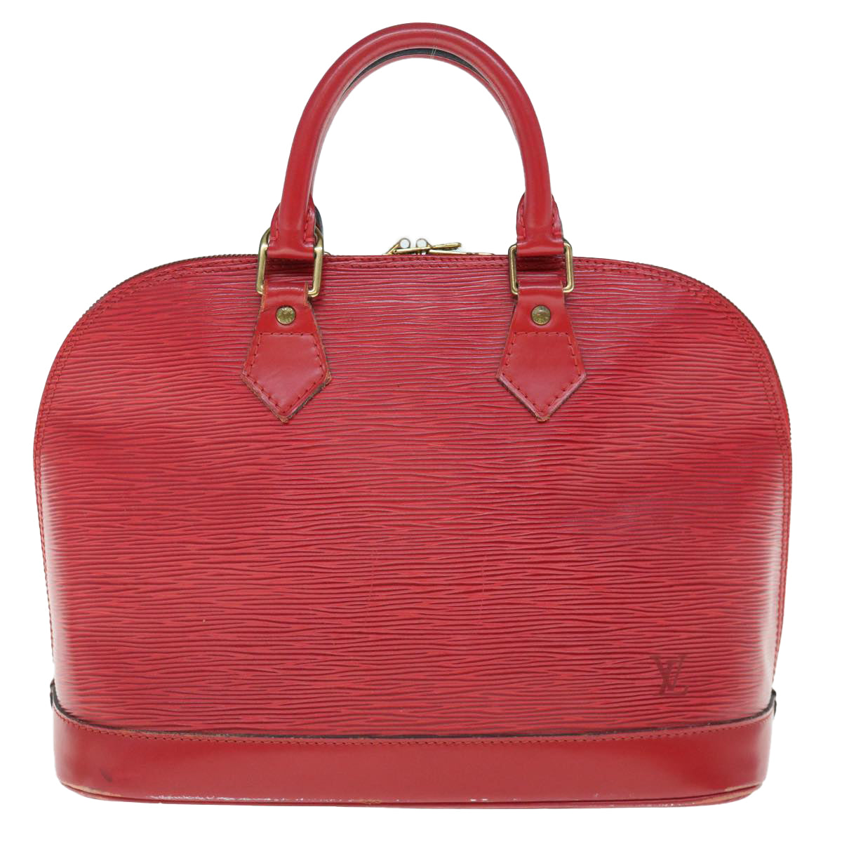 LOUIS VUITTON Epi Alma Hand Bag Castilian Red M52147 LV Auth 63961