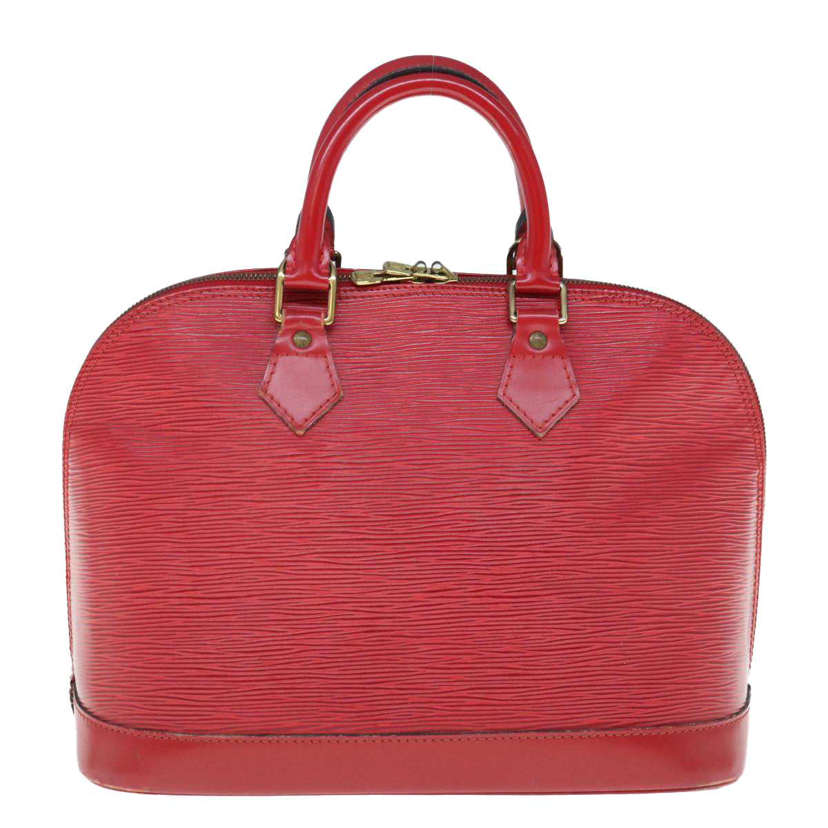 LOUIS VUITTON Epi Alma Hand Bag Castilian Red M52147 LV Auth 63961