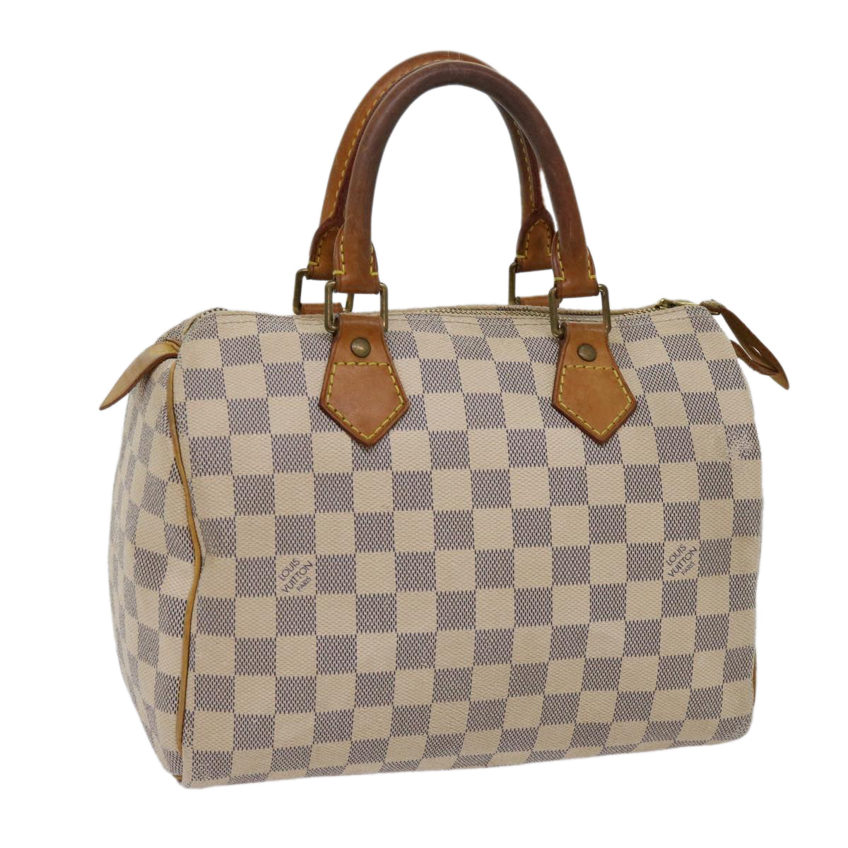 LOUIS VUITTON Damier Azur Speedy 25 Hand Bag N41534 LV Auth 63969