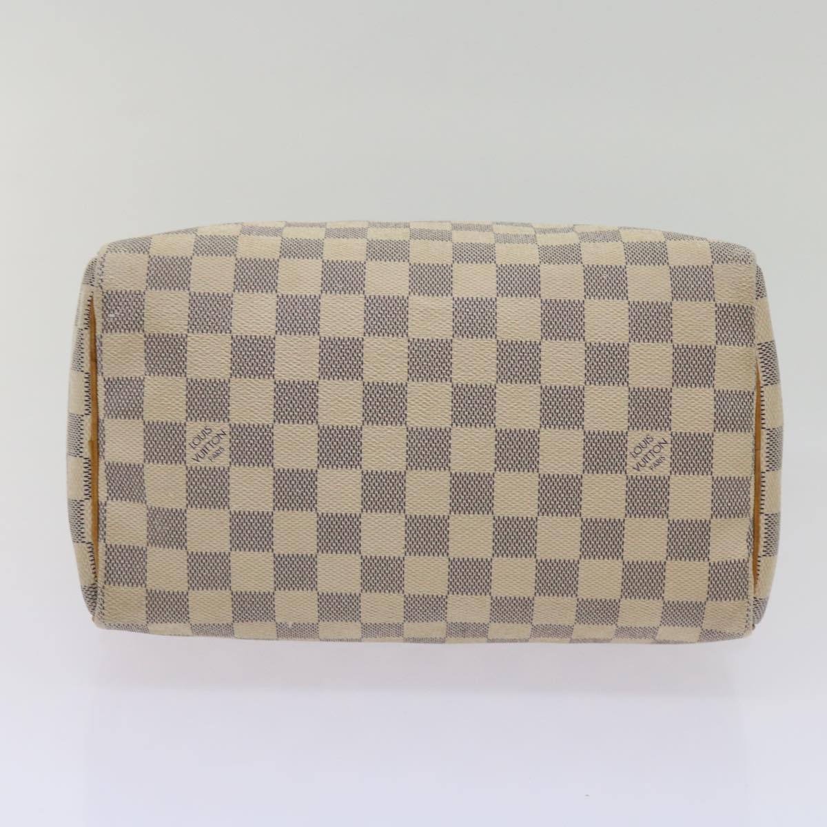 LOUIS VUITTON Damier Azur Speedy 25 Hand Bag N41534 LV Auth 63969