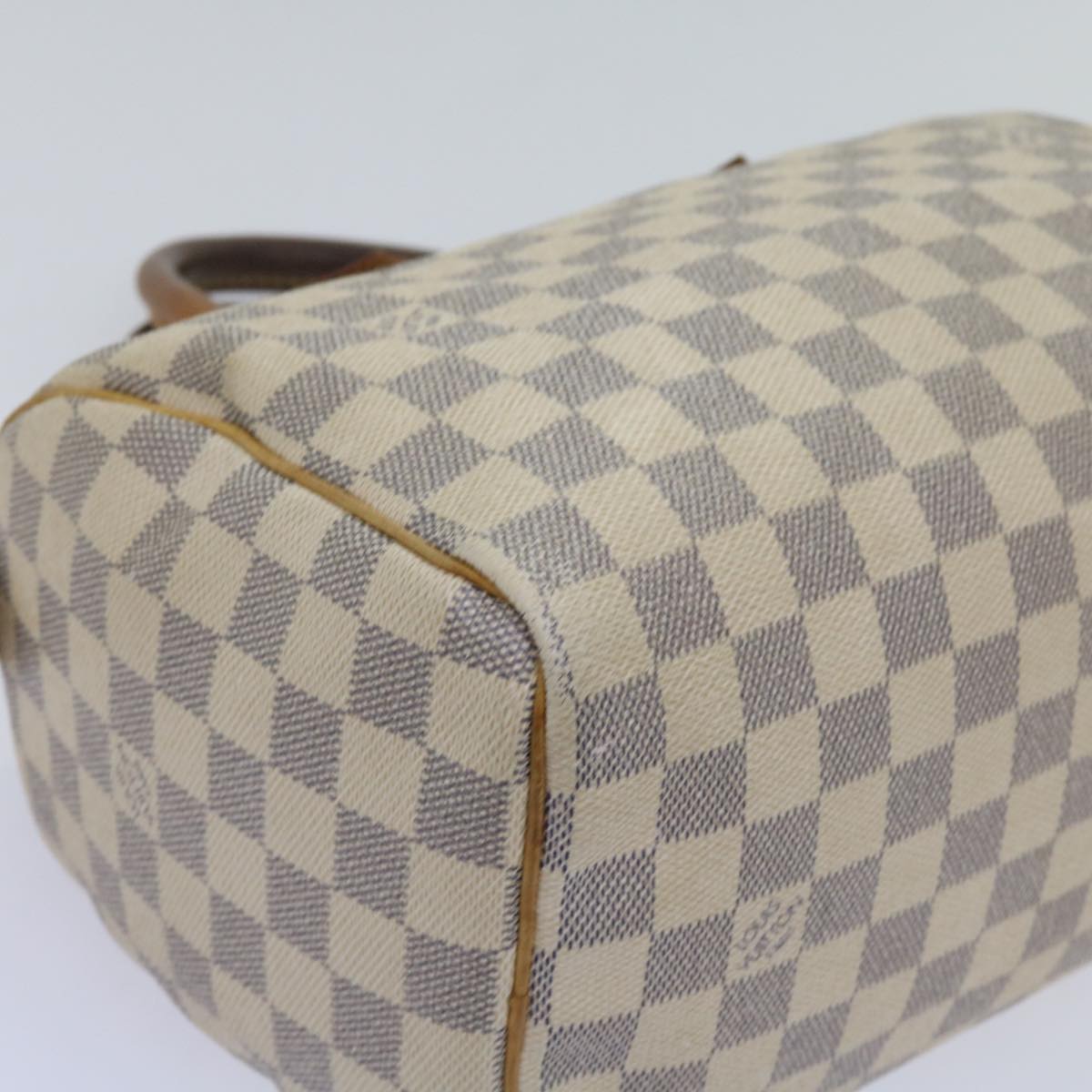 LOUIS VUITTON Damier Azur Speedy 25 Hand Bag N41534 LV Auth 63969