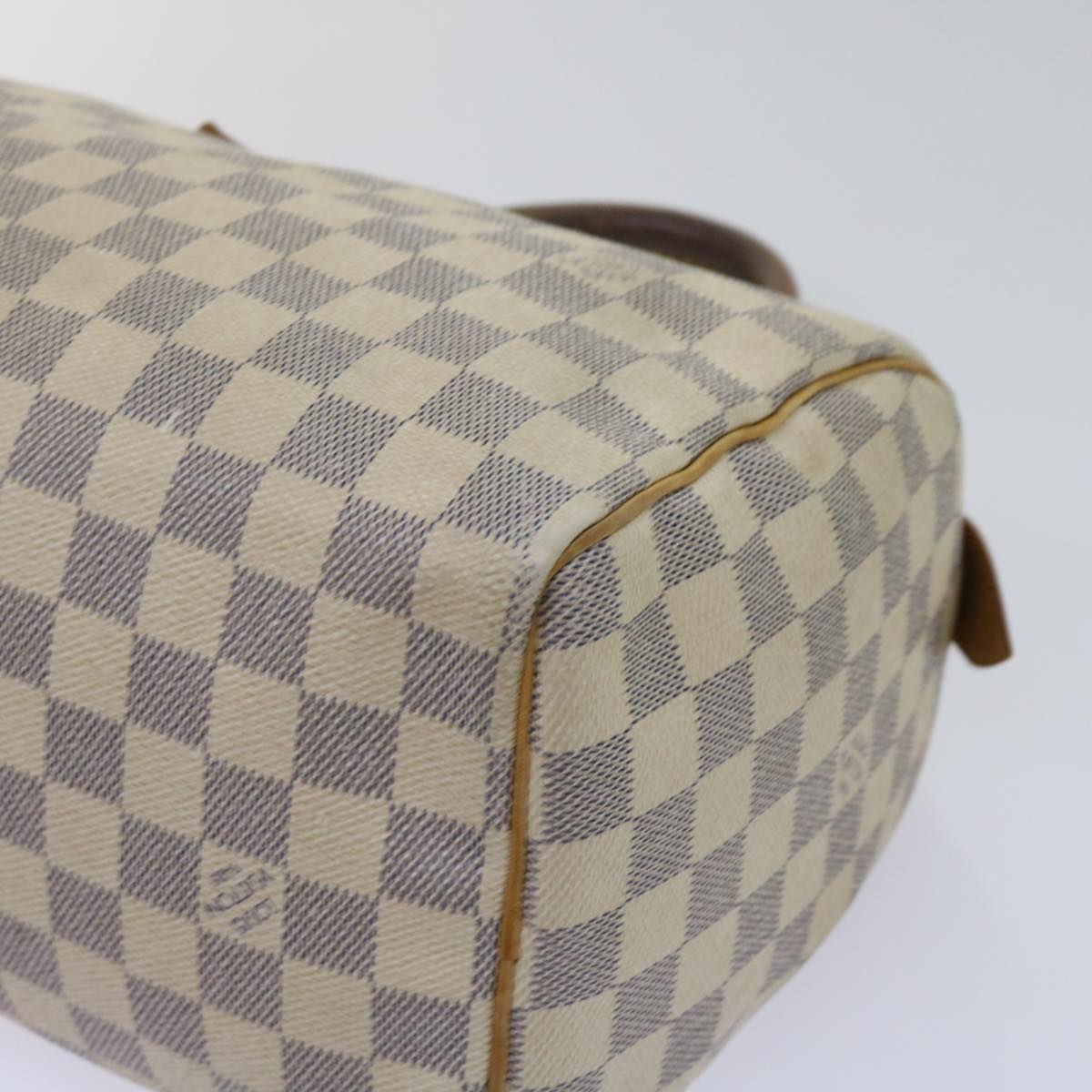 LOUIS VUITTON Damier Azur Speedy 25 Hand Bag N41534 LV Auth 63969