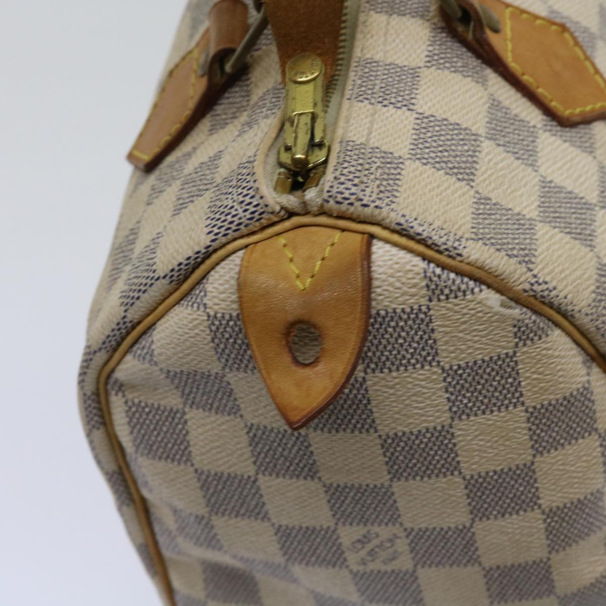 LOUIS VUITTON Damier Azur Speedy 25 Hand Bag N41534 LV Auth 63969