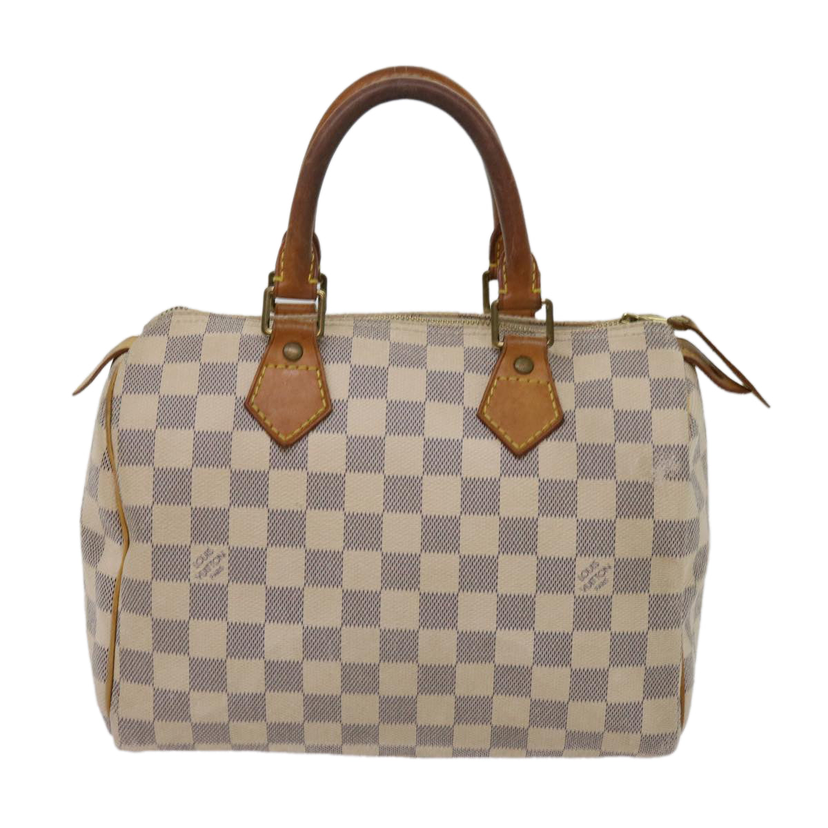 LOUIS VUITTON Damier Azur Speedy 25 Hand Bag N41534 LV Auth 63969