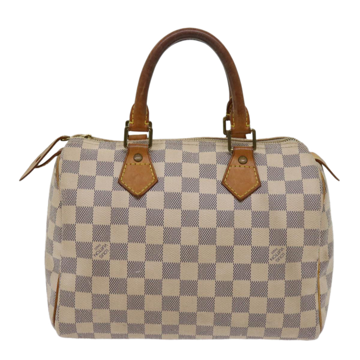 LOUIS VUITTON Damier Azur Speedy 25 Hand Bag N41534 LV Auth 63969