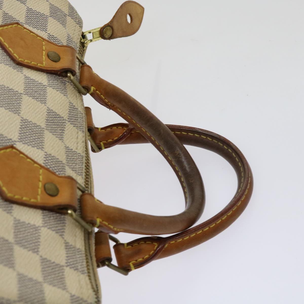 LOUIS VUITTON Damier Azur Speedy 25 Hand Bag N41534 LV Auth 63969