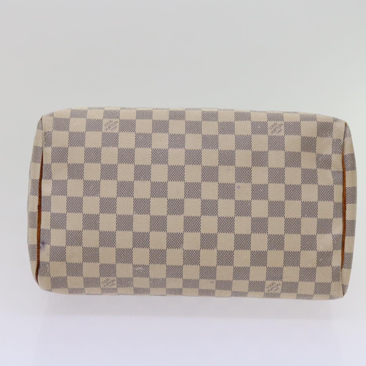 LOUIS VUITTON Damier Azur Speedy 30 Hand Bag N41533 LV Auth 63970