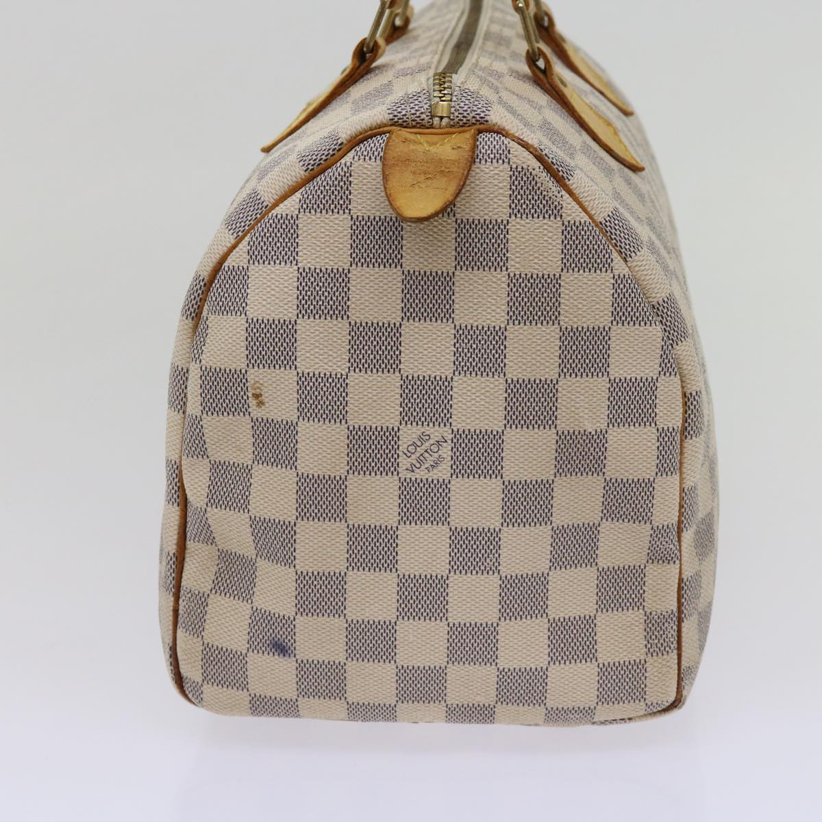 LOUIS VUITTON Damier Azur Speedy 30 Hand Bag N41533 LV Auth 63970