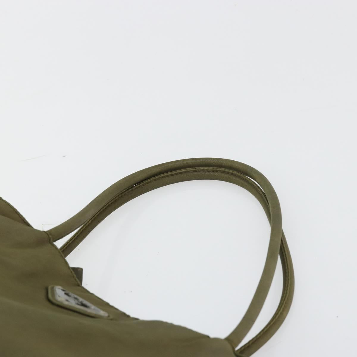 PRADA Tote Bag Nylon Khaki Auth 63975