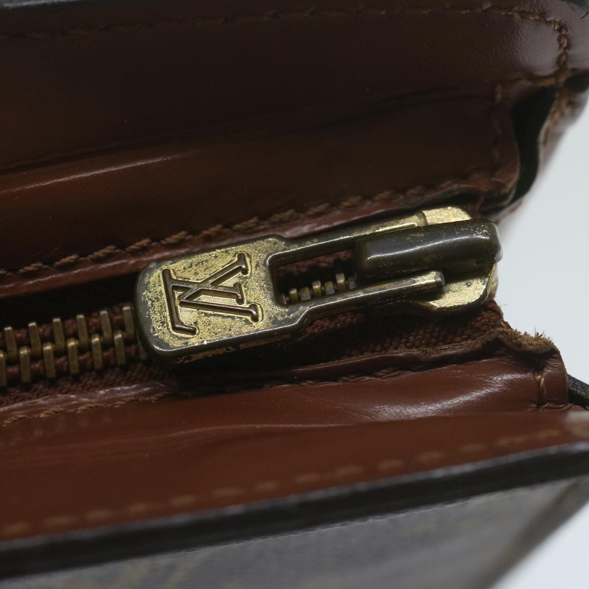 LOUIS VUITTON Monogram Pochette Homme Clutch Bag M51795 LV Auth 64041