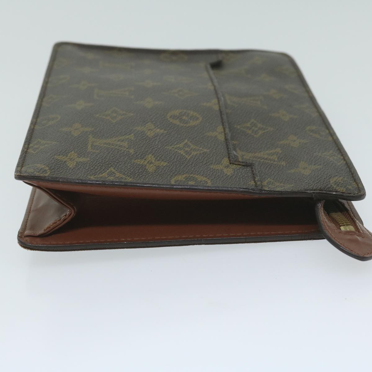 LOUIS VUITTON Monogram Pochette Homme Clutch Bag M51795 LV Auth 64041