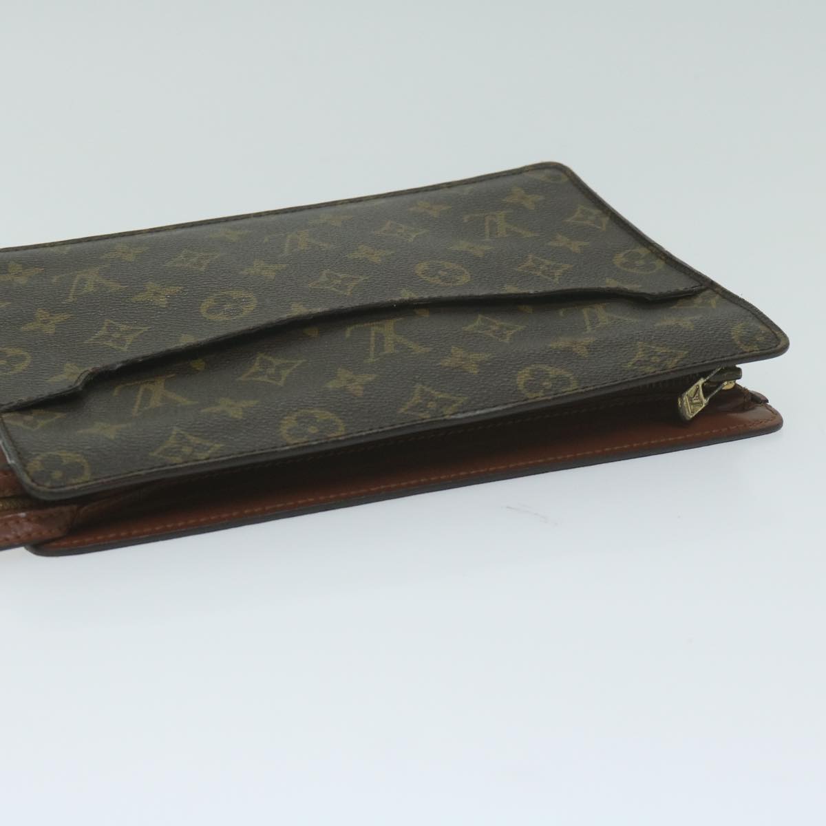 LOUIS VUITTON Monogram Pochette Homme Clutch Bag M51795 LV Auth 64041