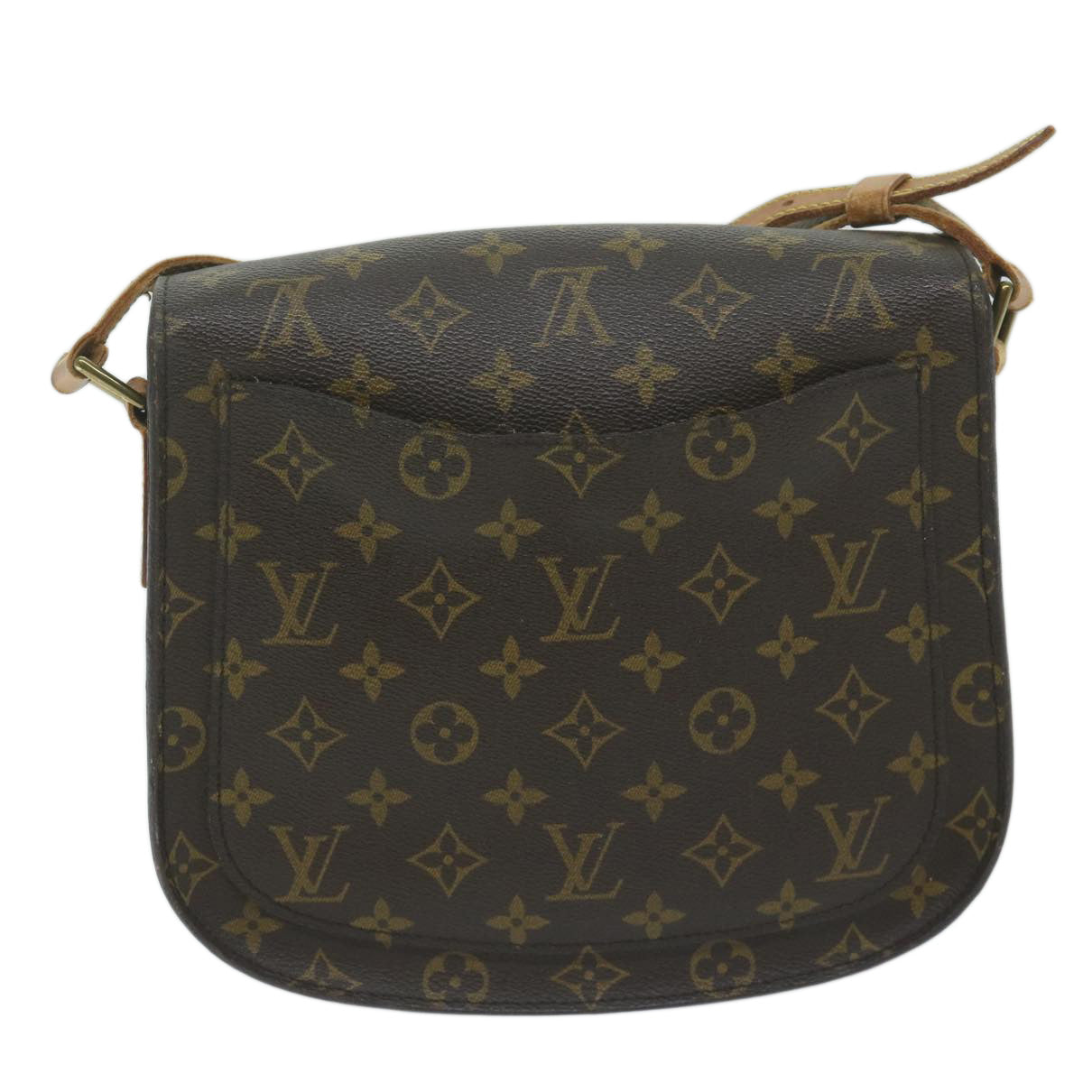 LOUIS VUITTON Monogram Saint Cloud GM Shoulder Bag M51242 LV Auth 64057