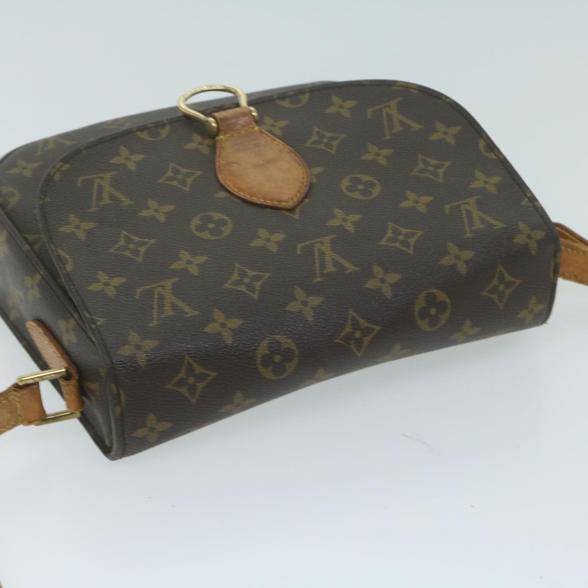 LOUIS VUITTON Monogram Saint Cloud GM Shoulder Bag M51242 LV Auth 64057