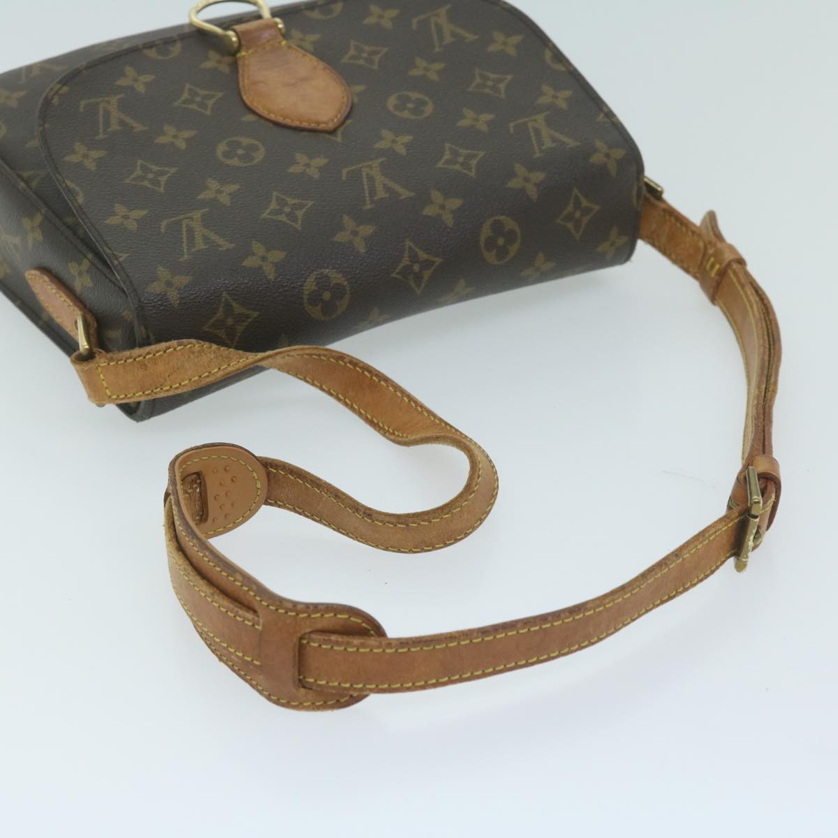 LOUIS VUITTON Monogram Saint Cloud GM Shoulder Bag M51242 LV Auth 64057