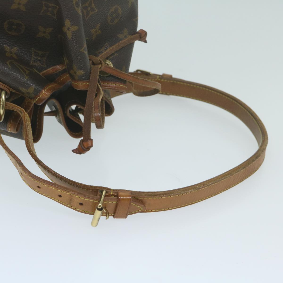 LOUIS VUITTON Monogram Petit Noe Shoulder Bag M42226 LV Auth 64090