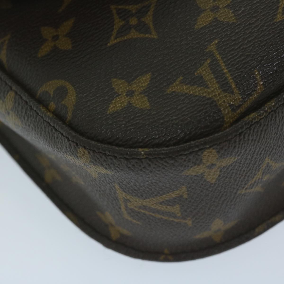 LOUIS VUITTON Monogram Saint Cloud GM Shoulder Bag M51242 LV Auth 64144