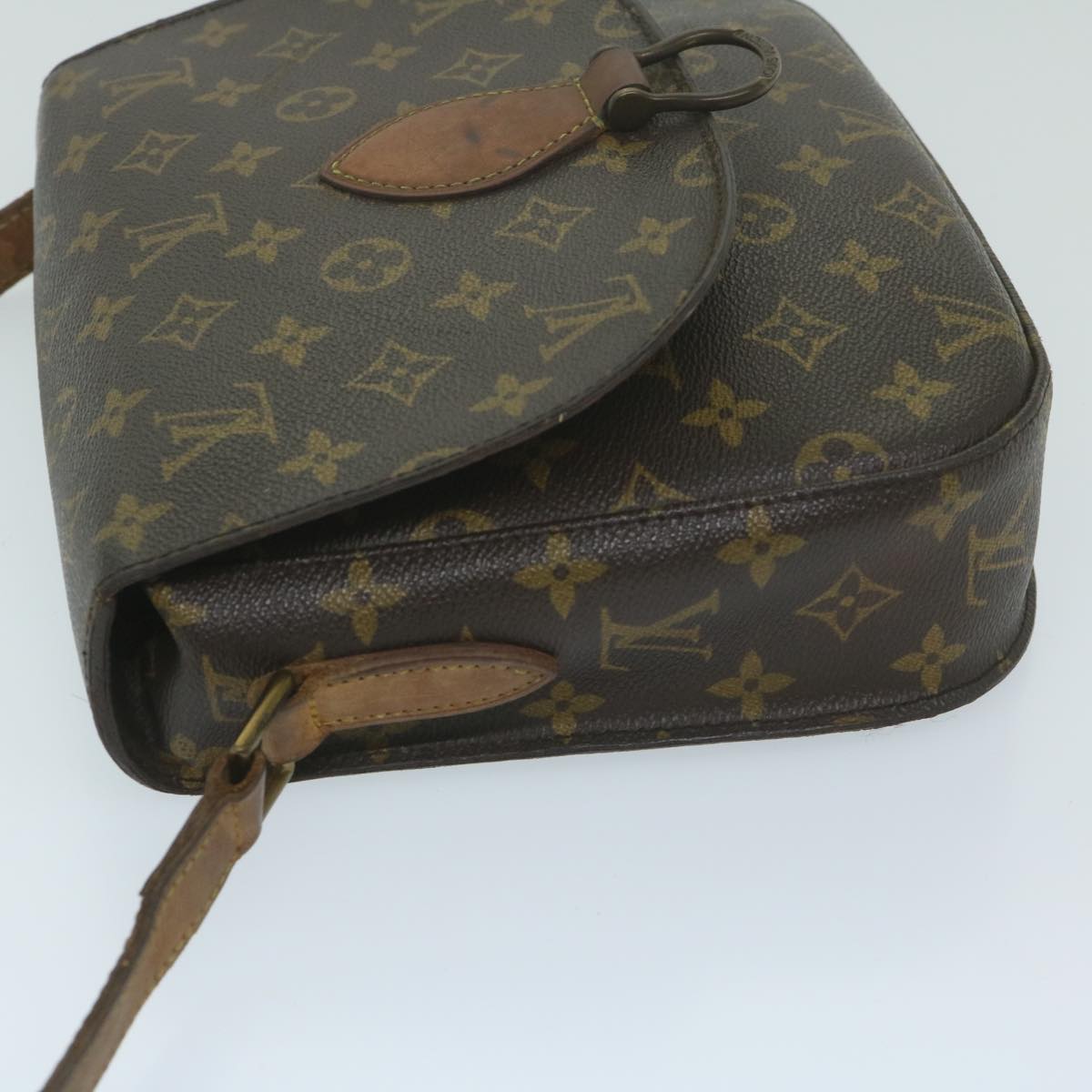 LOUIS VUITTON Monogram Saint Cloud GM Shoulder Bag M51242 LV Auth 64144