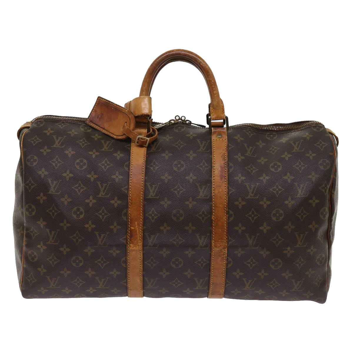 LOUIS VUITTON Monogram Keepall 50 Boston Bag M41426 LV Auth 64151