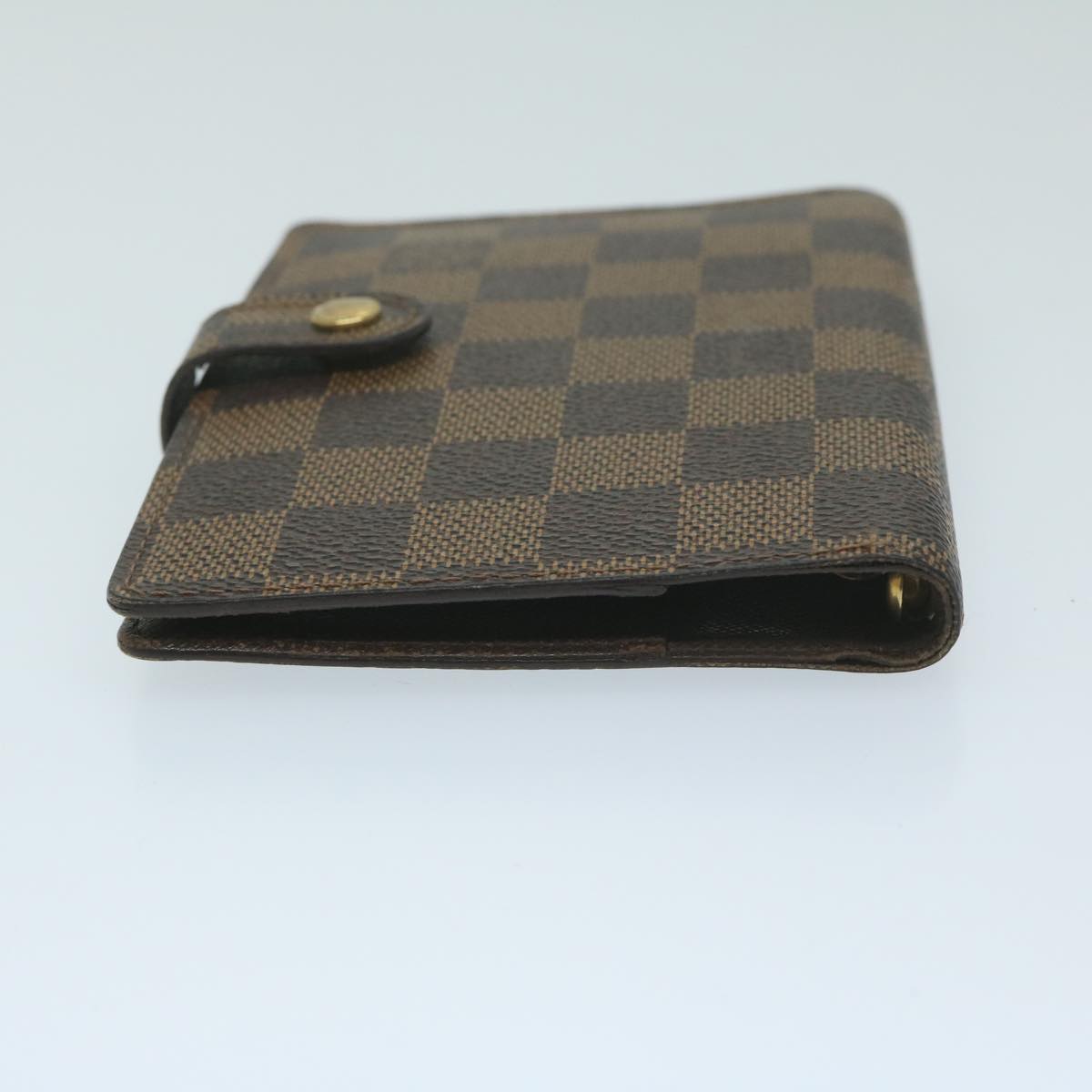 LOUIS VUITTON Damier Ebene Agenda PM Day Planner Cover R20700 LV Auth 64156