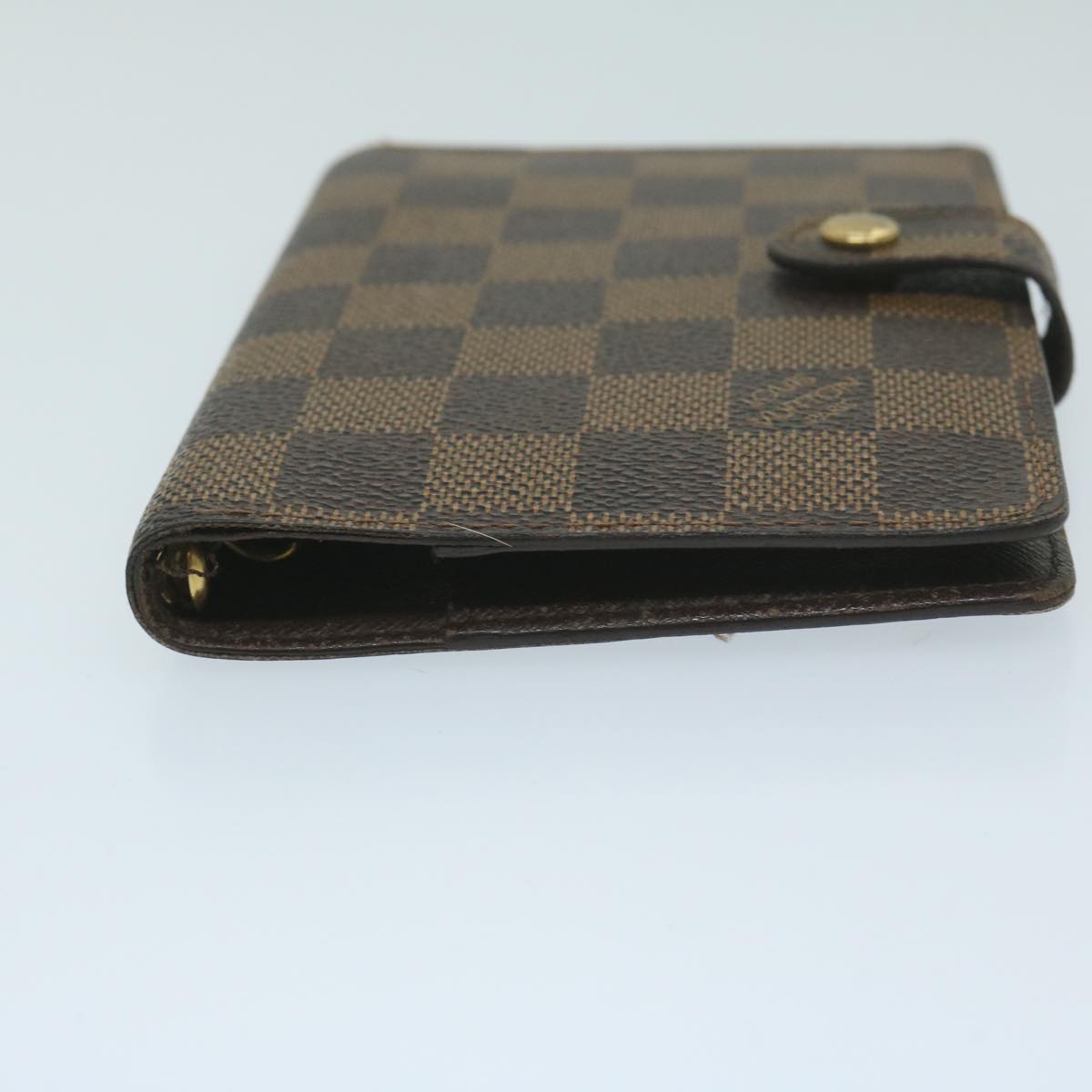 LOUIS VUITTON Damier Ebene Agenda PM Day Planner Cover R20700 LV Auth 64156