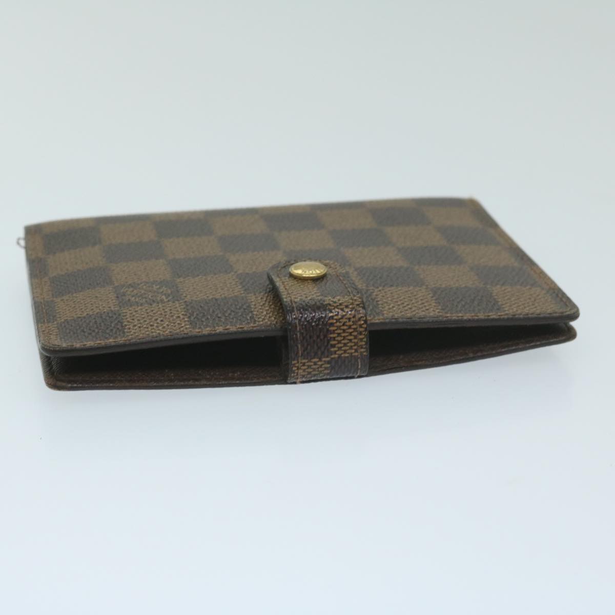 LOUIS VUITTON Damier Ebene Agenda PM Day Planner Cover R20700 LV Auth 64156