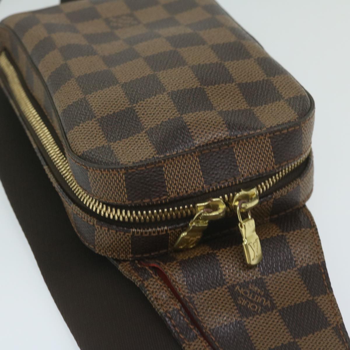 LOUIS VUITTON Damier Ebene Geronimos Shoulder Bag N51994 LV Auth 64158A