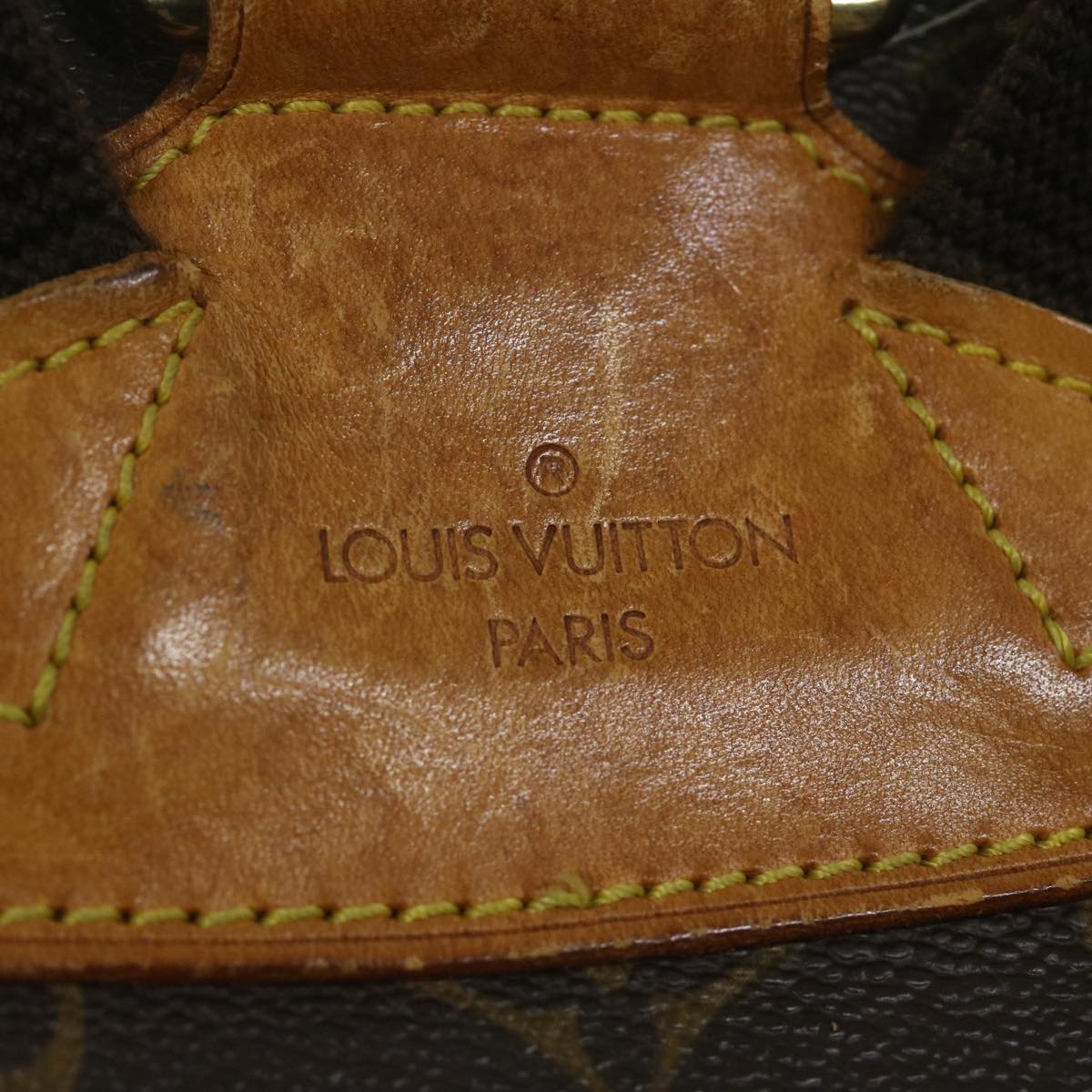 LOUIS VUITTON Monogram Montsouris GM Backpack M51135 LV Auth 64159