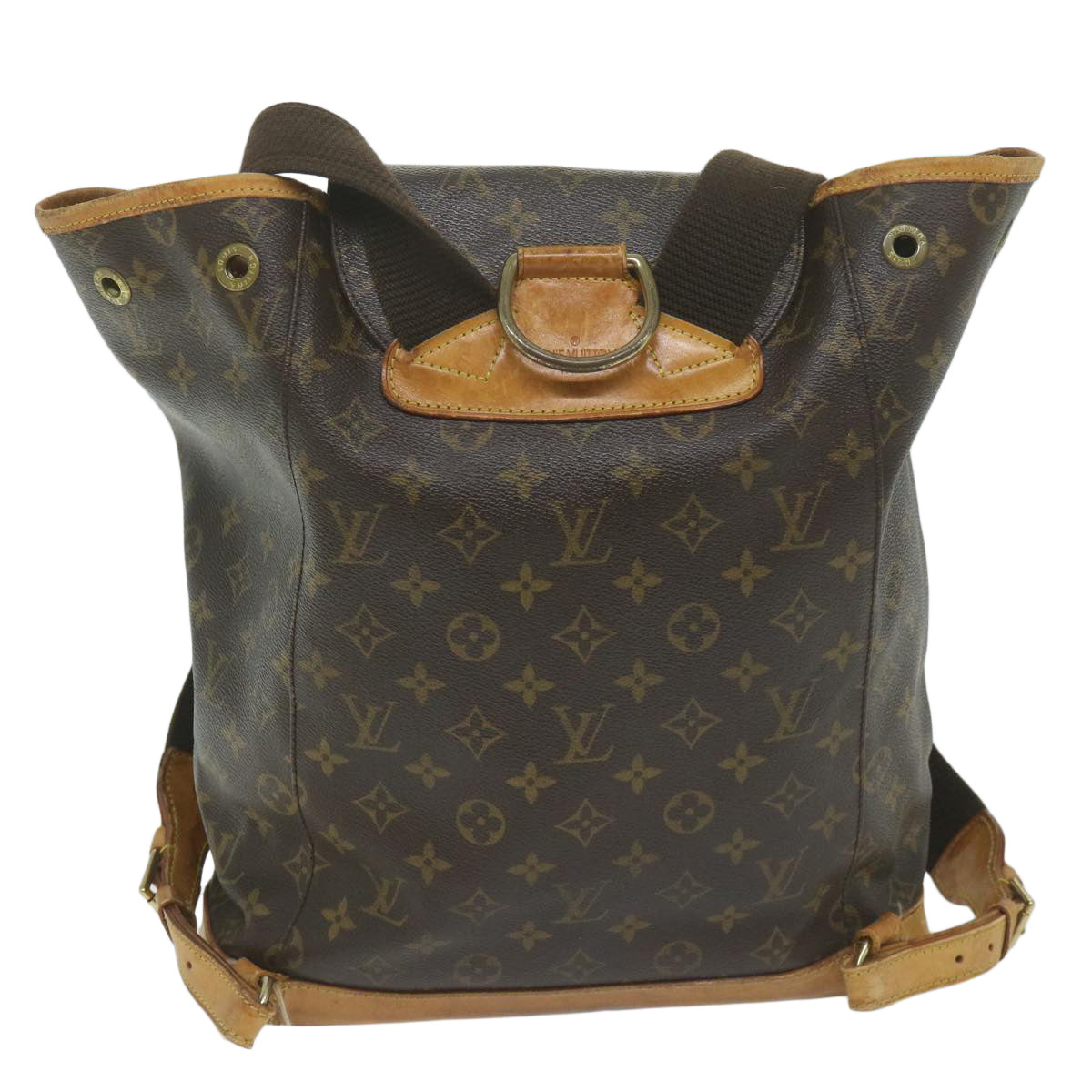 LOUIS VUITTON Monogram Montsouris GM Backpack M51135 LV Auth 64159